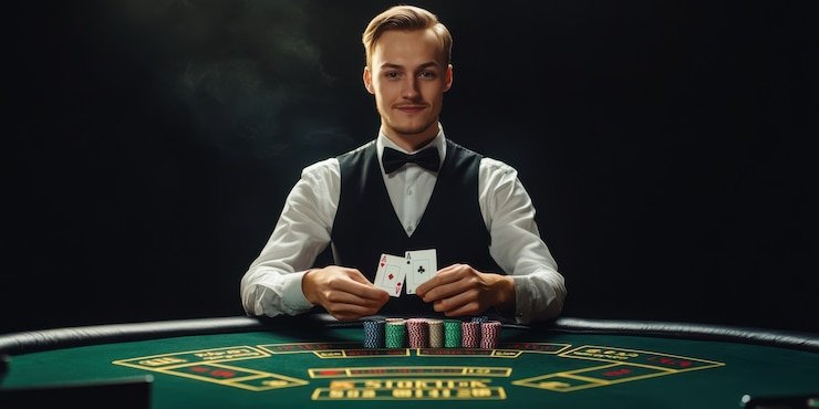 French Roulette wheel and betting table layout at hauswin138 studio